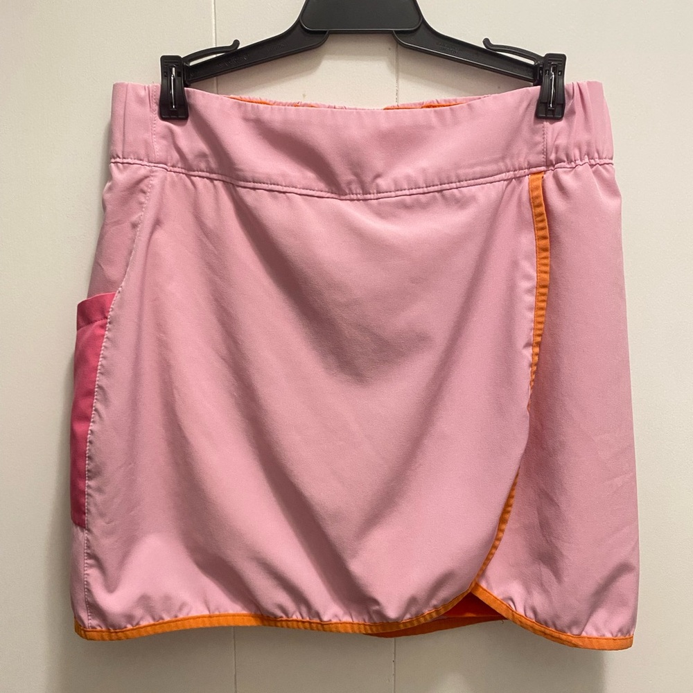 Columbia Activewear Skort Omni-Wick Tennis Pickleball Pink and Orange